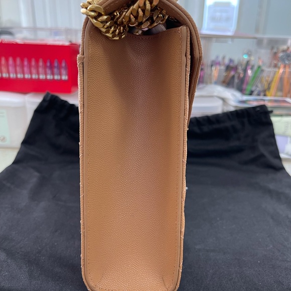 YSL - LARGE ENVELOP BAG - COLOUR: SADDLE - Picture 5 of 15
